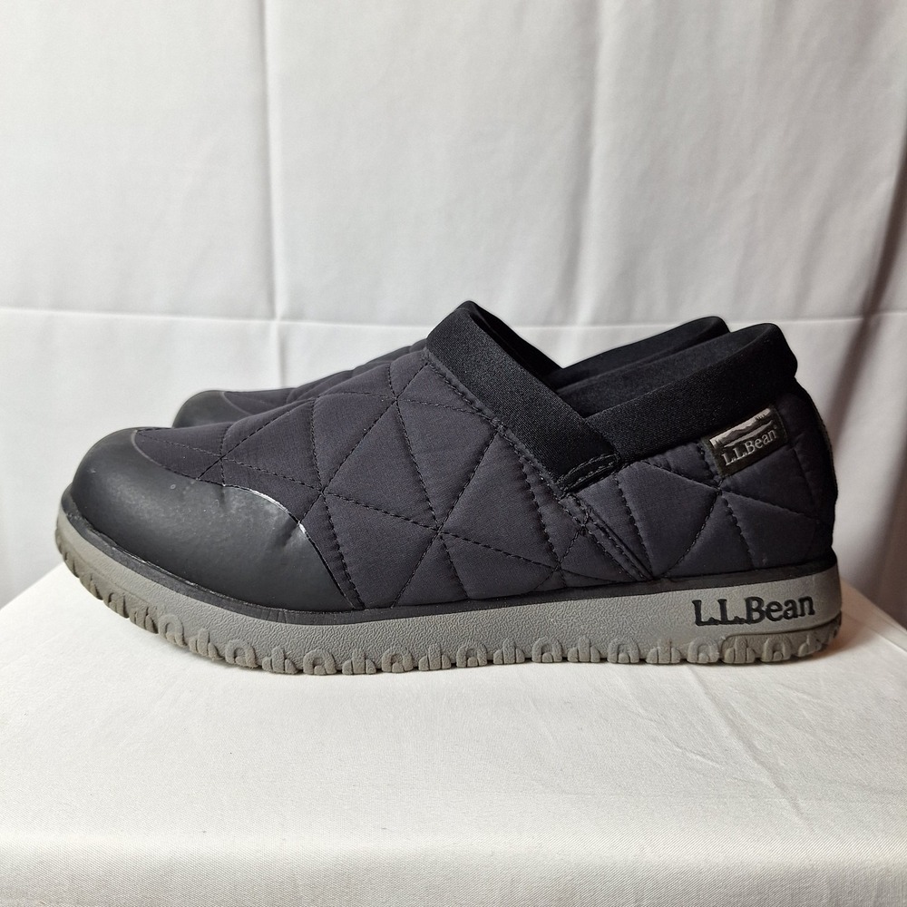 L.L. BEAN Ultralight Primaloft Quilted Slip-On Waterproof Insulated Shoes Sz 8 - Picture 3 of 8